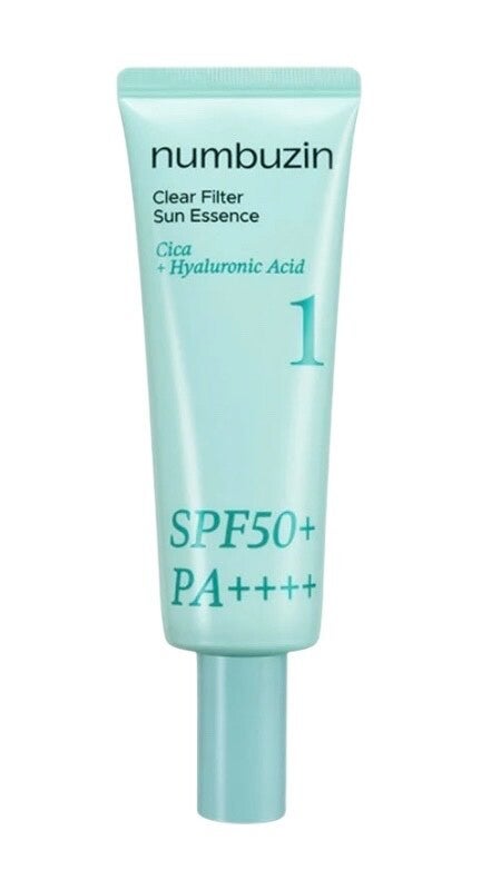 Numbuzin Clear Filter Sunscreen sun essence Cica + Hyaluronic