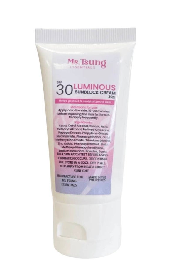 Ms. Tsung Luminous Sunblock cream