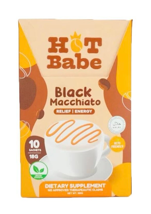 Hot Babe Black Macchiato Coffee