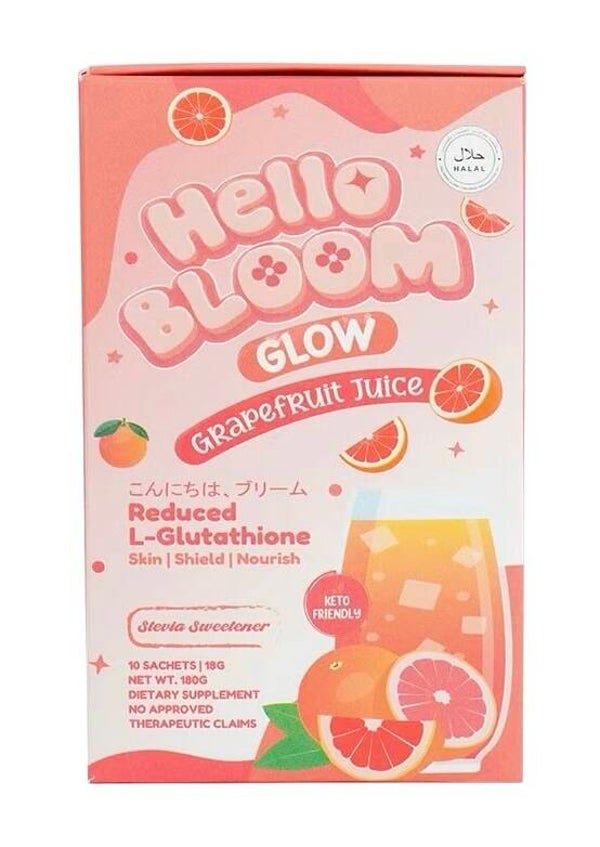 Hello Bloom Glow Grapefruit Juice