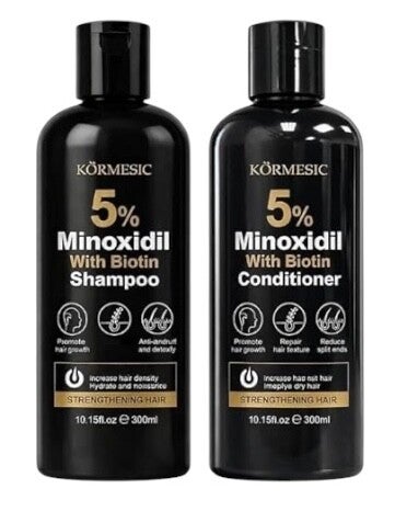 Kormesic Minoxidil Biotin Shampoo + Conditioner Set