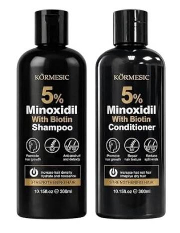 Kormesic Minoxidil Biotin Shampoo + Conditioner Set