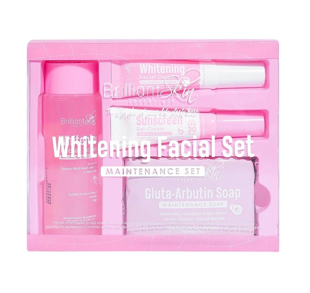 Brilliant Skin Whitening Facial Set