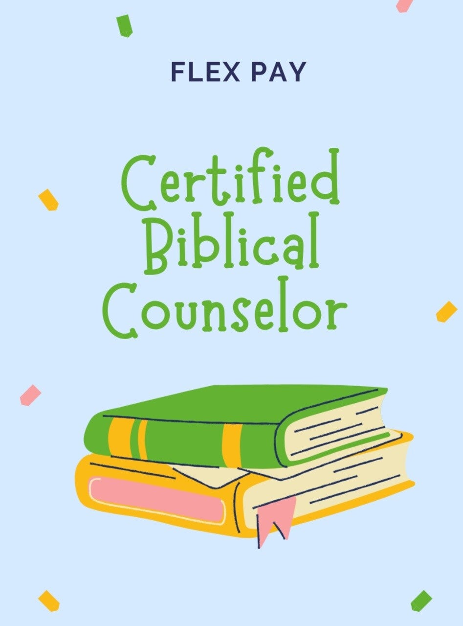 Certified Biblical Counselor Course-FLEX PAY