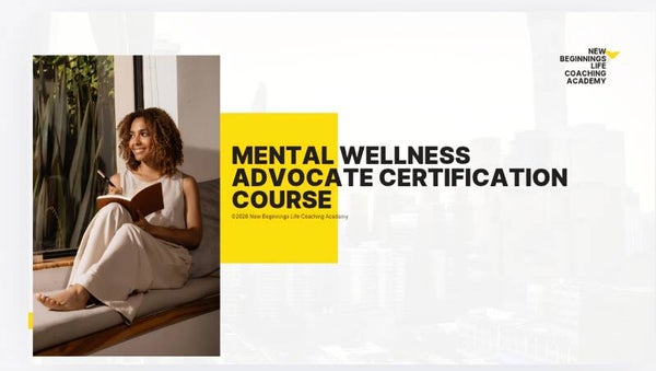 Mental Health Advocate Certification Business Package (+ Reseller license)