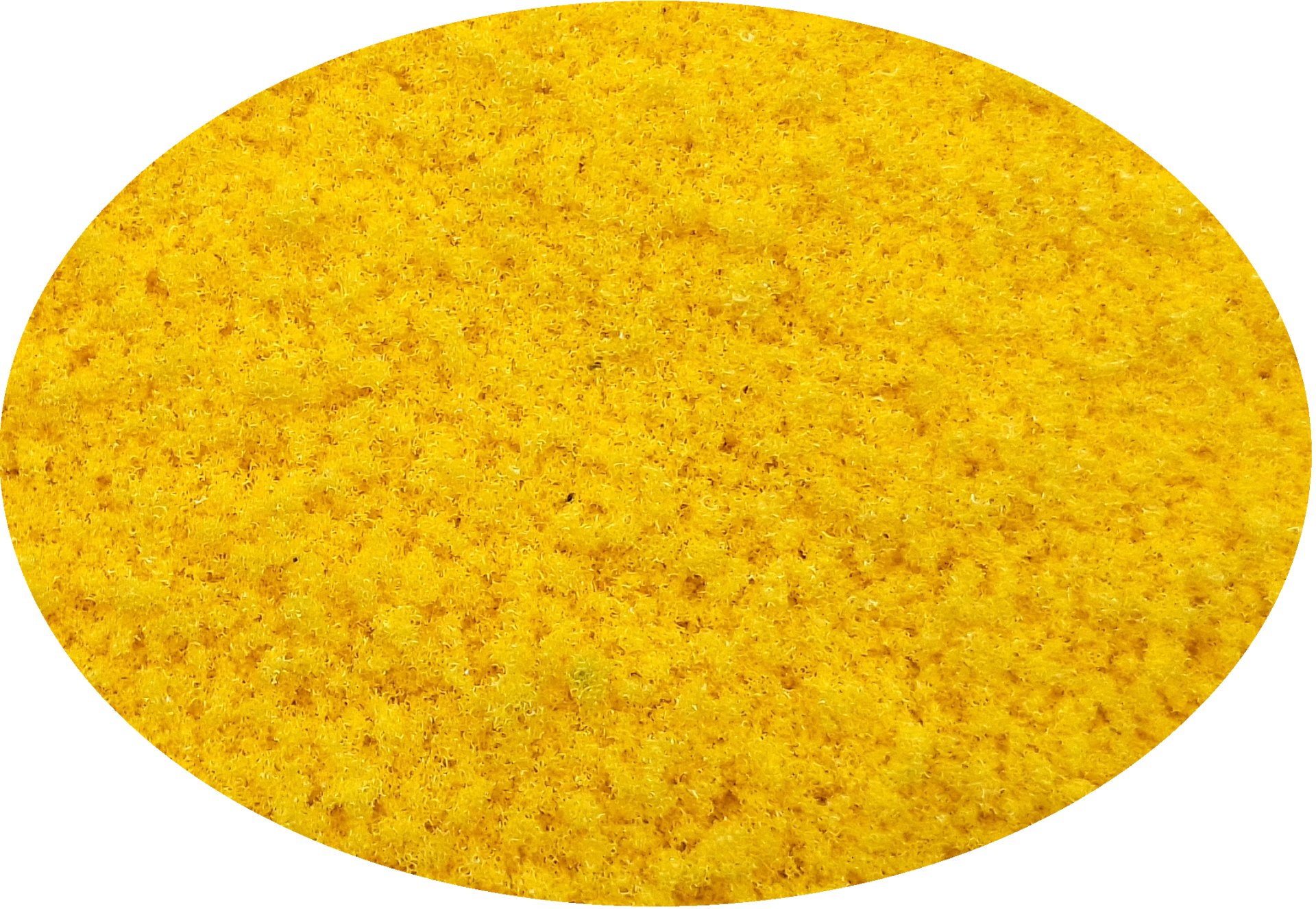 K07 Middelfijne helder gele bevlokking