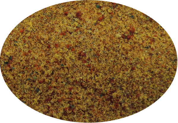 K08 Bevlokking Fijn Bruin-Rood  Herfstmix