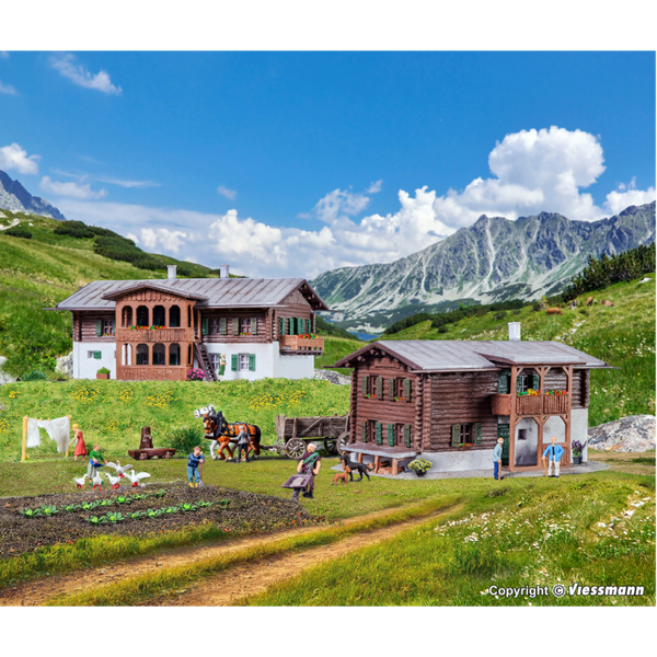 Kibri 37029 – Berghäuser Sertig (2 stuks) – schaal N