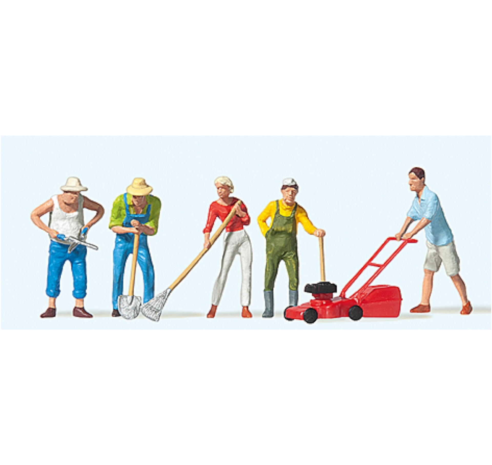 Preiser 10463 Tuiniers (H0)  met werkervaring