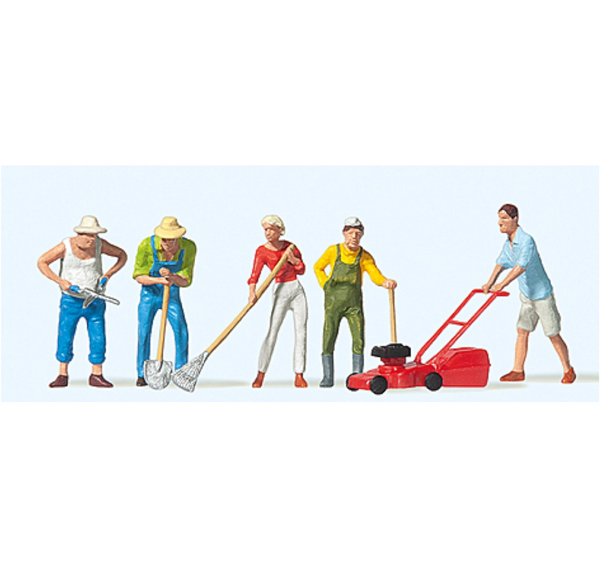 Preiser 10463 Tuiniers (H0)  met werkervaring
