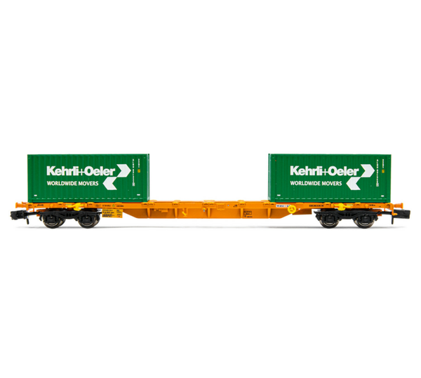 Wascosa, 60' container wagon, loaded wit