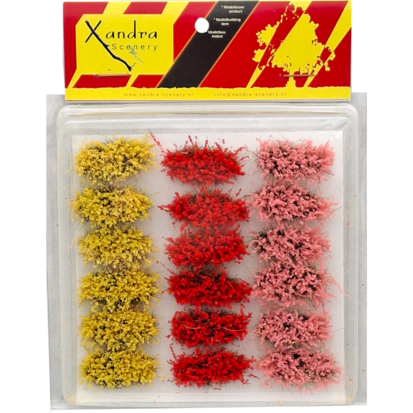 M-09278 Bloemstruikjes, set van 18