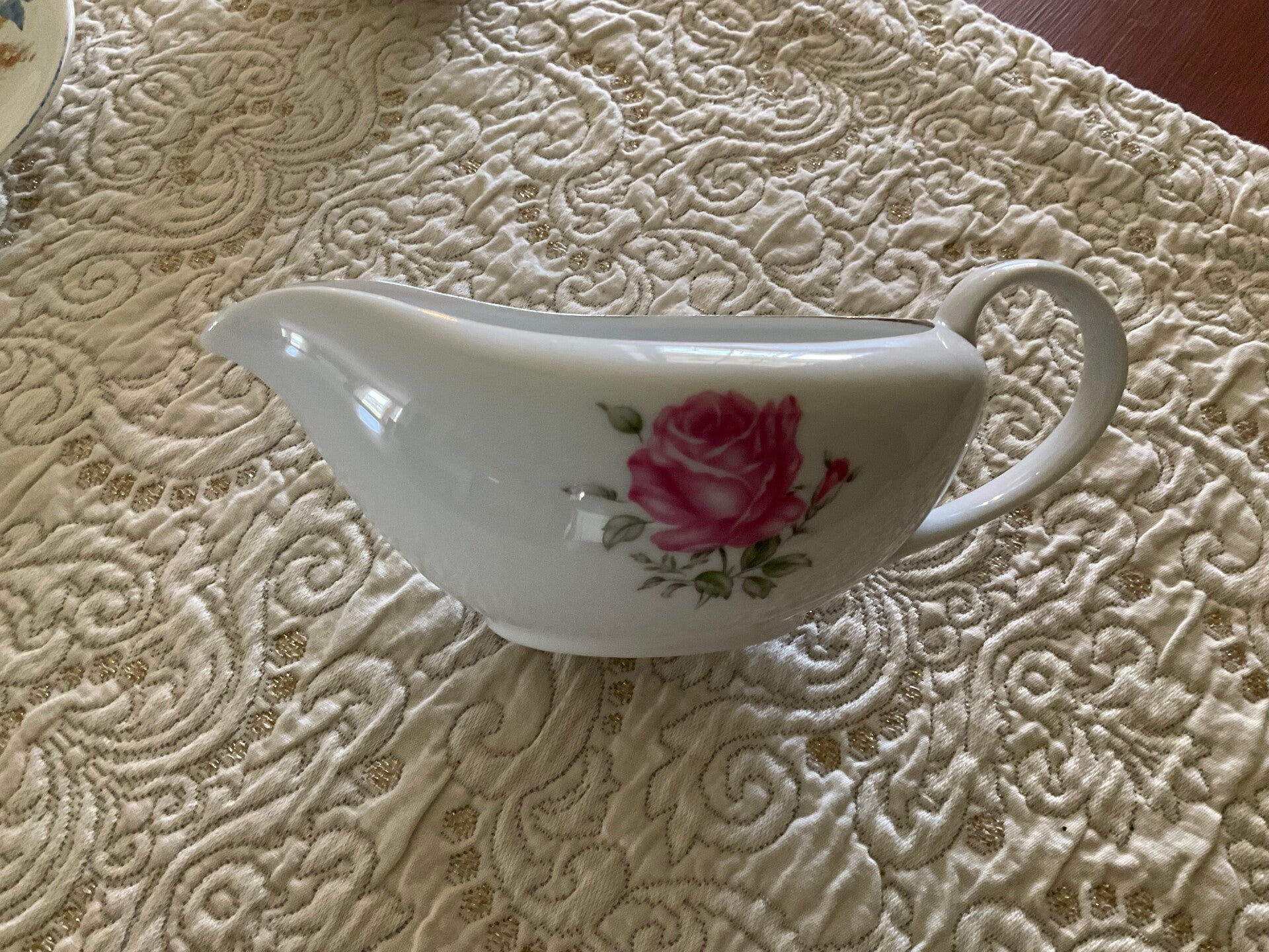 Imperial Rose gravy boat