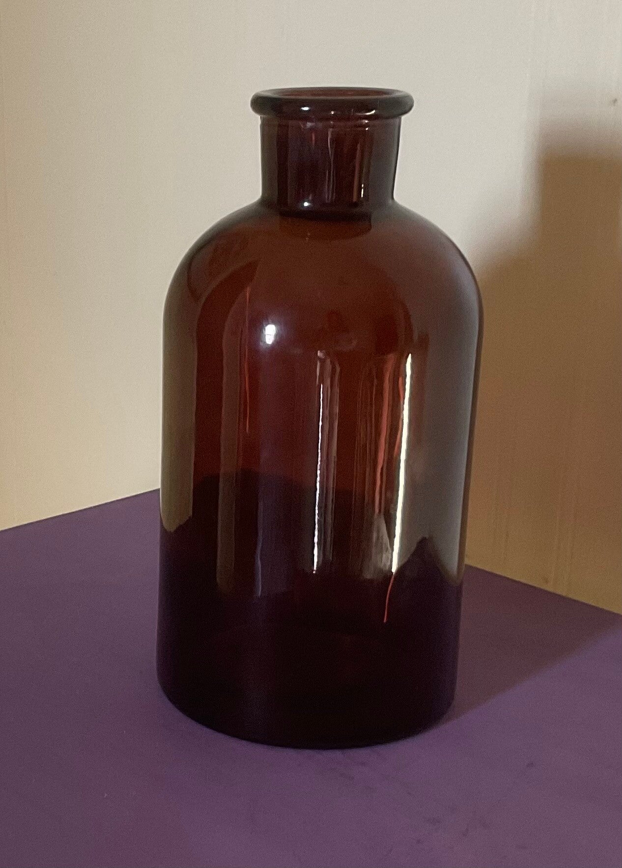 Bottle dark glass