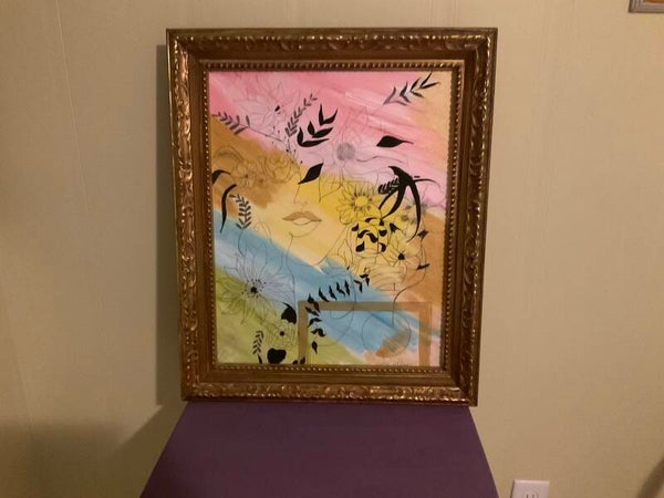 Free spirit canvas painting