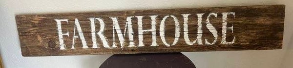 Farmhouse sign