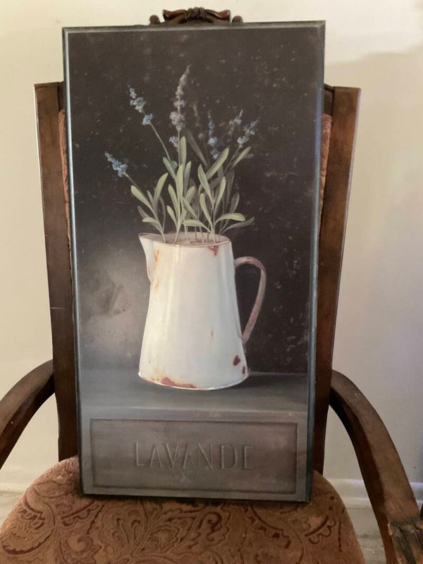 Lavender art piece