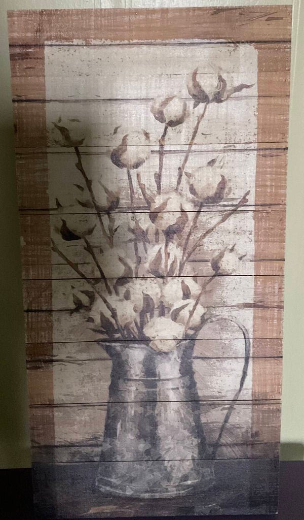 Floral rustic picture