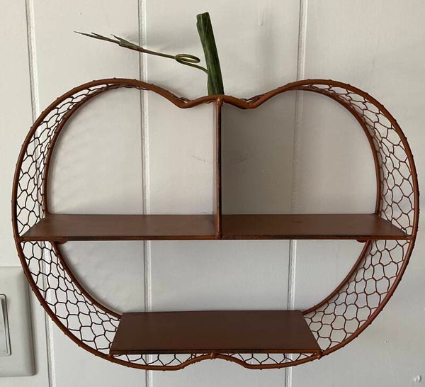 Country metal shelf