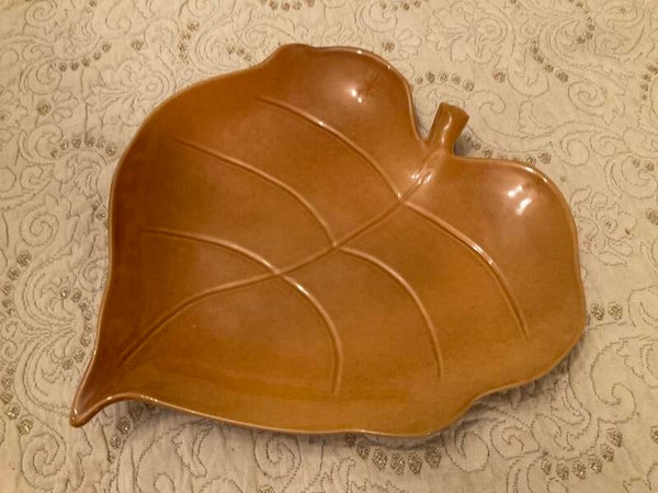 Orange serving plate