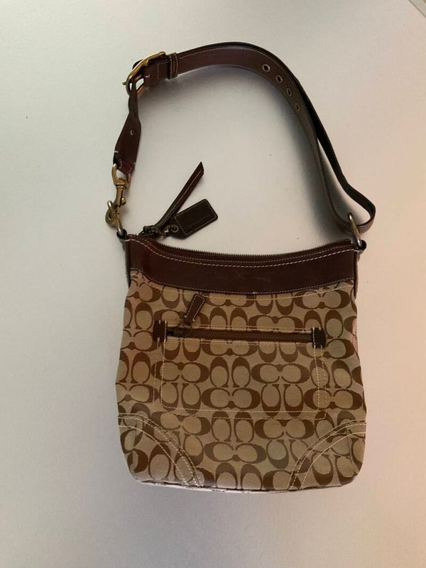 COACH signature shoulder bag