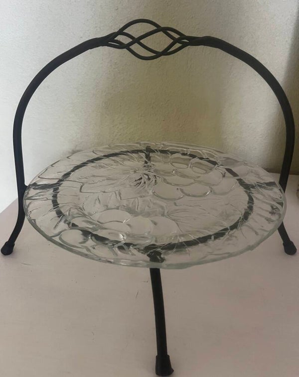Footed Iron Service Tray