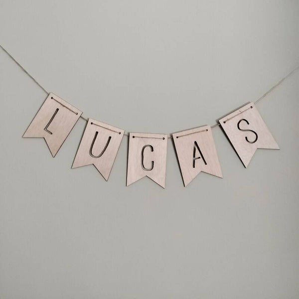 Vlaggenlijn met naam