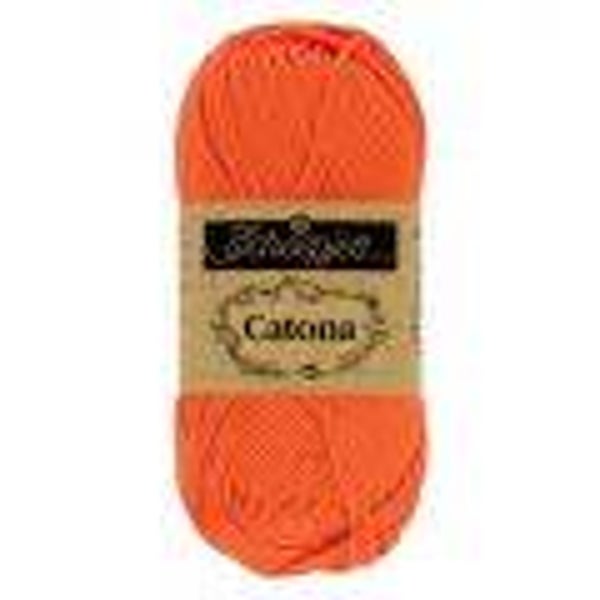 Scheepjes catona - Royal orange - 50g