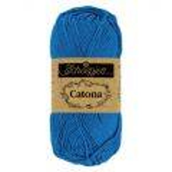 Scheepjes catona - Electric blue - 50g