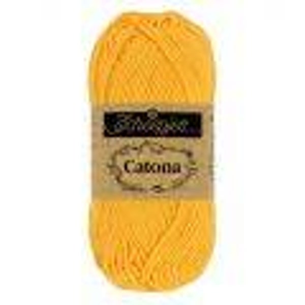 Scheepjes catona - Yellow gold - 50g