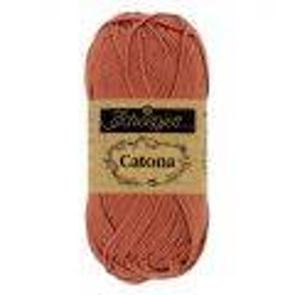 Scheepjes catona - Brick red - 50g
