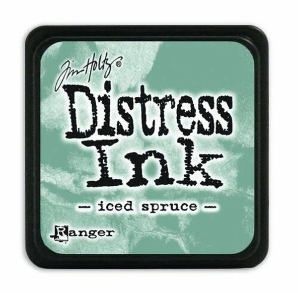 distress mini ink pad - iced spruce
