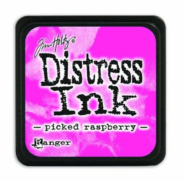 distress mini ink pad - picket raspberry