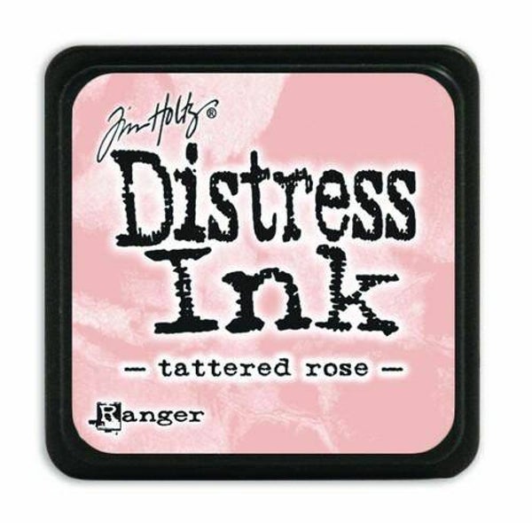 distress mini ink pad - Tattered rose