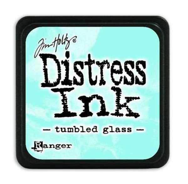 distress mini ink pad - tumbled glass
