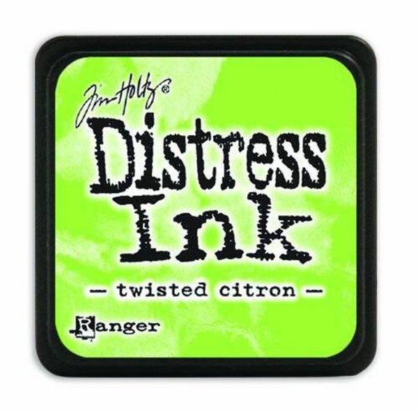 distress mini ink pad - twisted citron