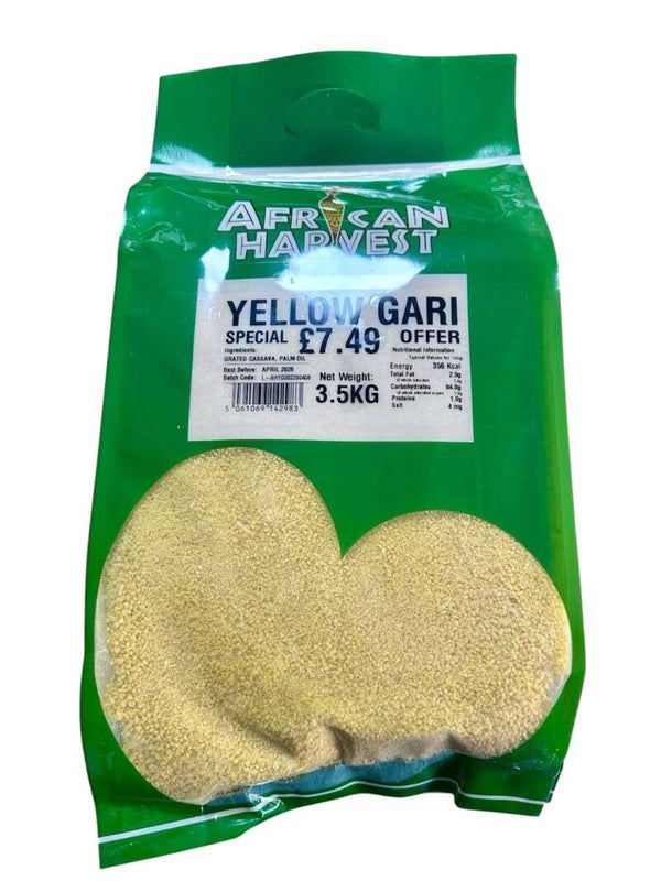 AFRICAN HARVEST YELLOW GARI 3.5kg