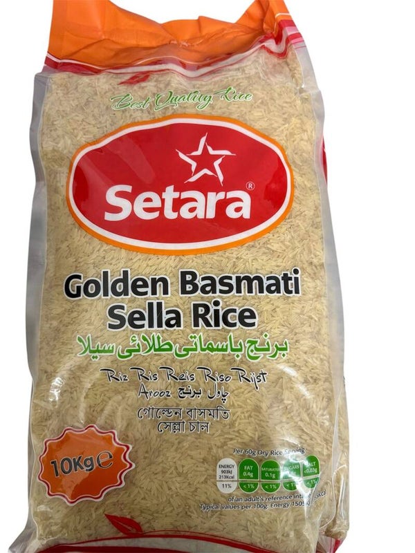 SETERA GOLDEN SELLA BASMATI RICE 10kg