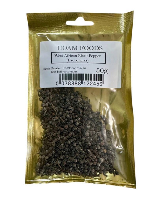 WEST AFRICAN BLACK PEPPER 50g