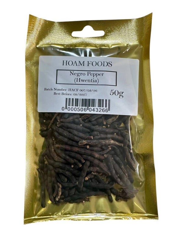 WEST AFRICAN BLACK PEPPER (ESORO WISA) 50g