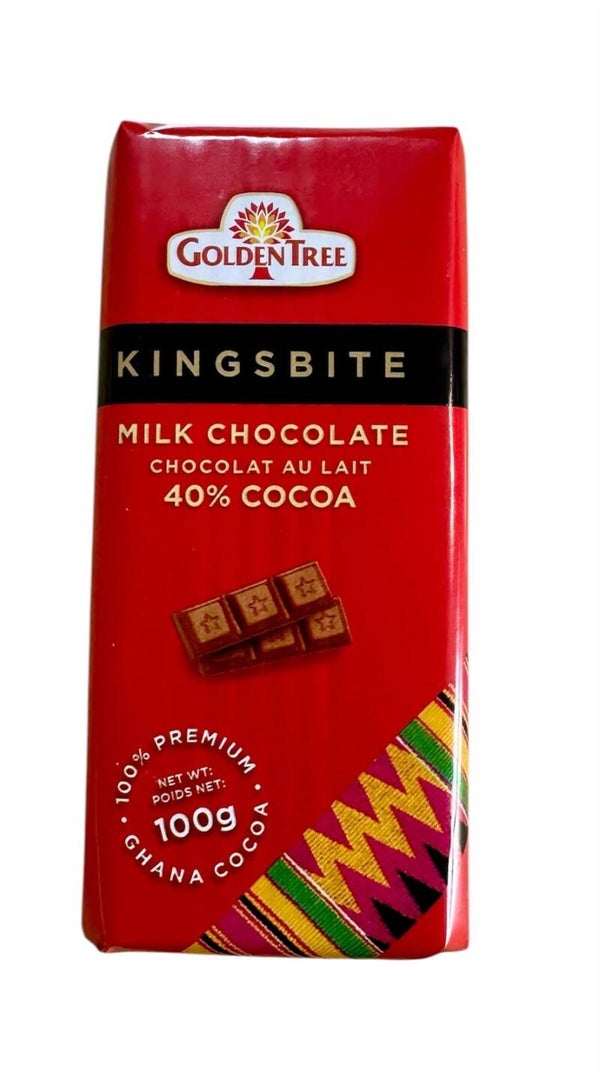 KINGSBITE CHOCOLATE BARS 100g