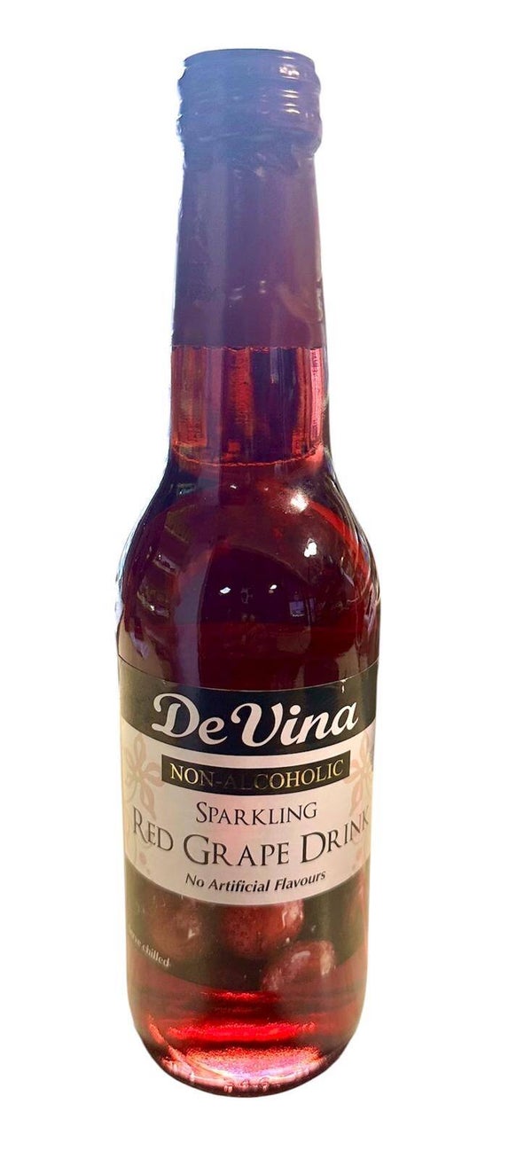 DE VIVA SPARKLING RED GRAPE DRINK 330mls