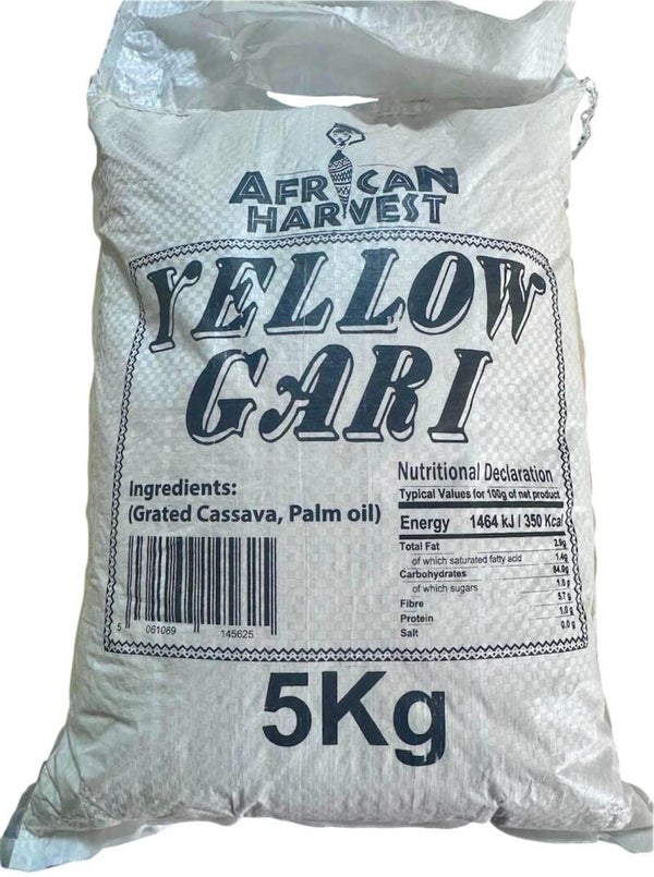 AFRICAN HARVEST YELLOW GARI 5kg