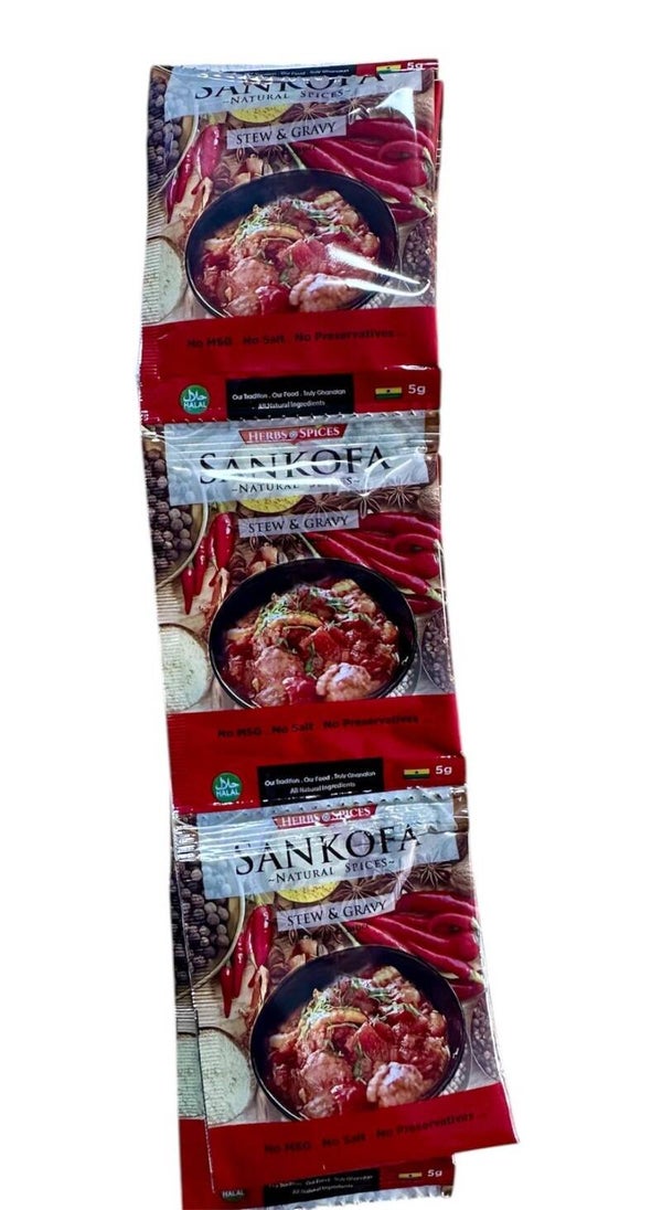 SANKOFA STEW & GRAVY 5g x 10
