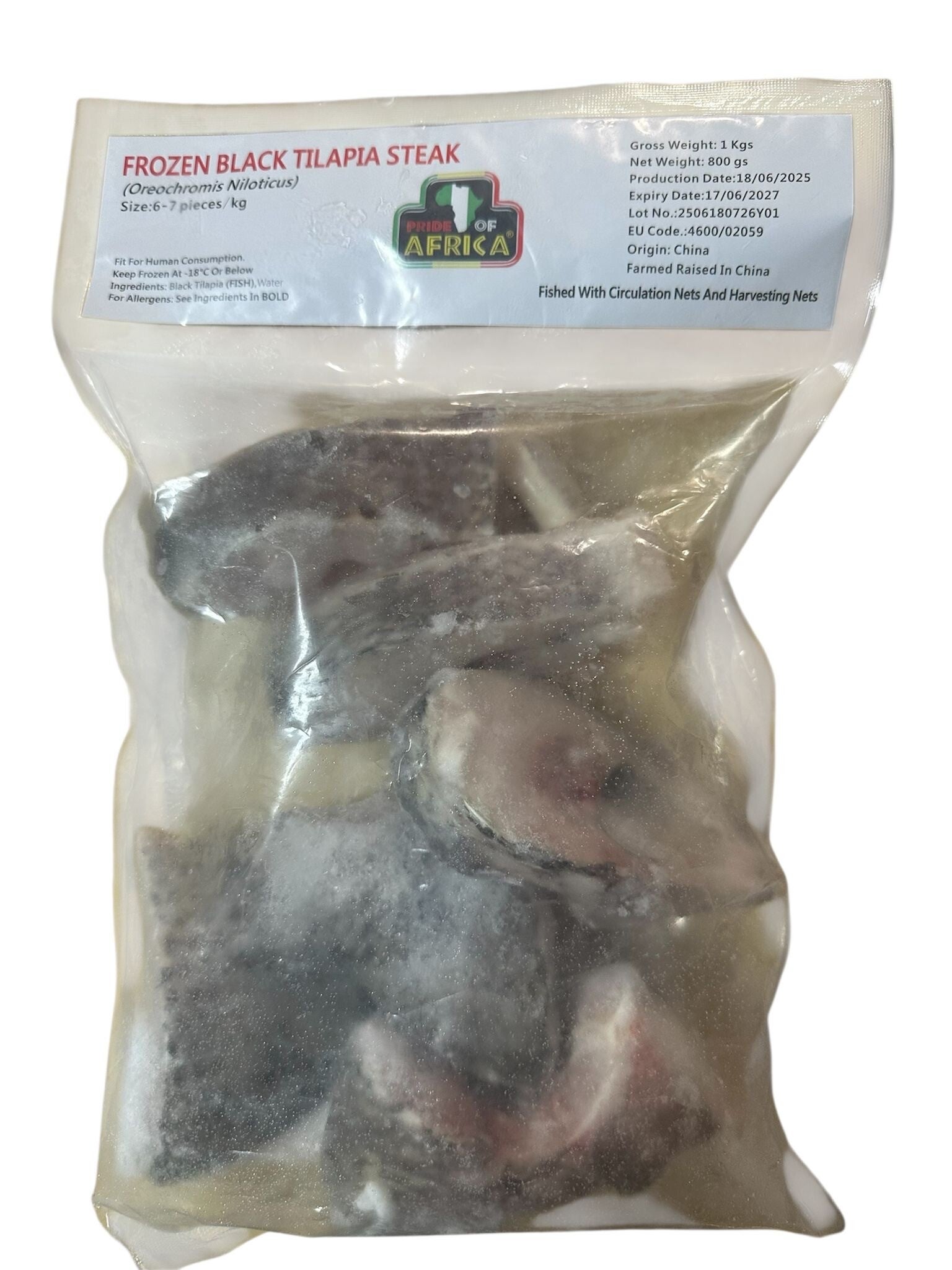 FRESH FROZEN TILAPIA 1kg