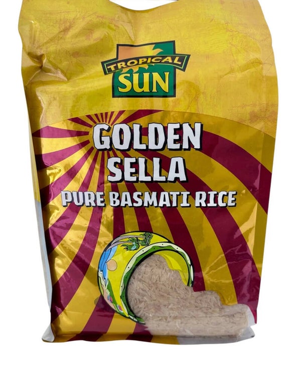 TROPICAL SUN GOLDEN SELLA PURE BASMATI RICE 10kg