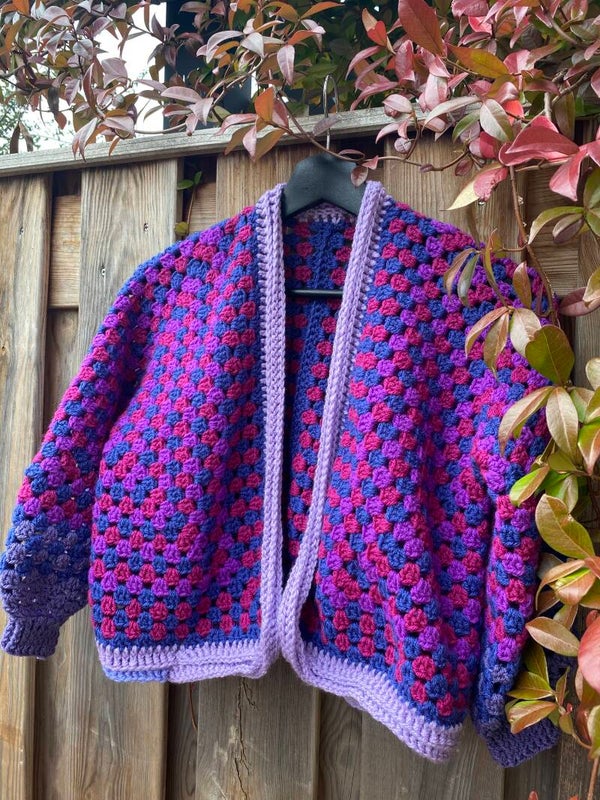 Haakpatroon kindervest Hexagon