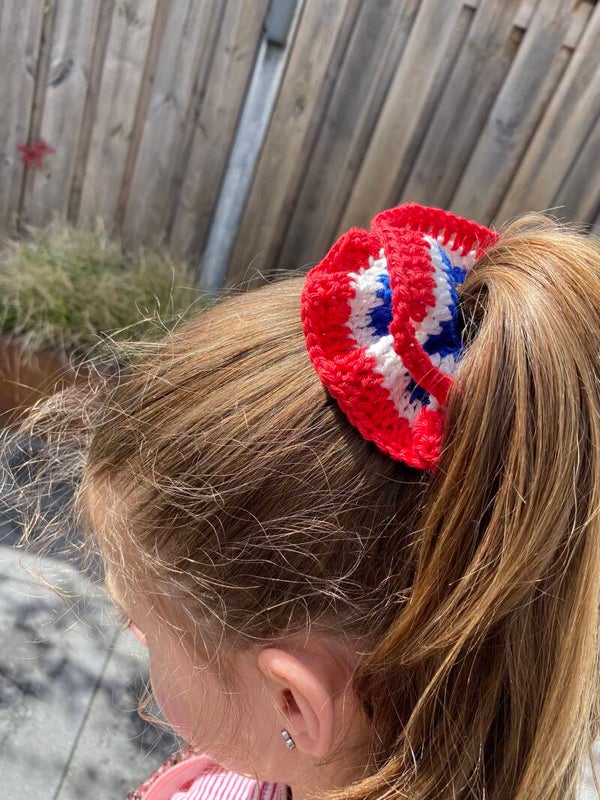 Haakpatroon Scrunchie patroon Nederlandse vlag