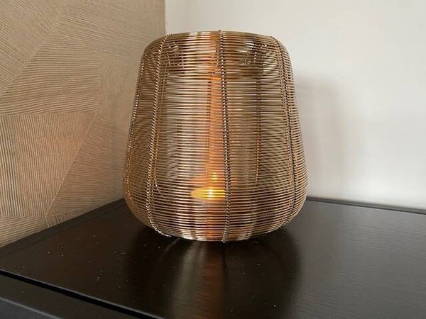 Windlicht Adeta goud S.