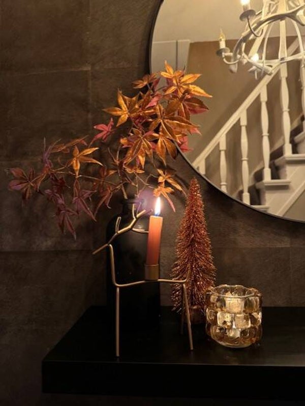 Kerst set roest bruin